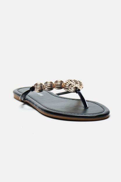 Meet Me In Bali Flip Flops - Black
