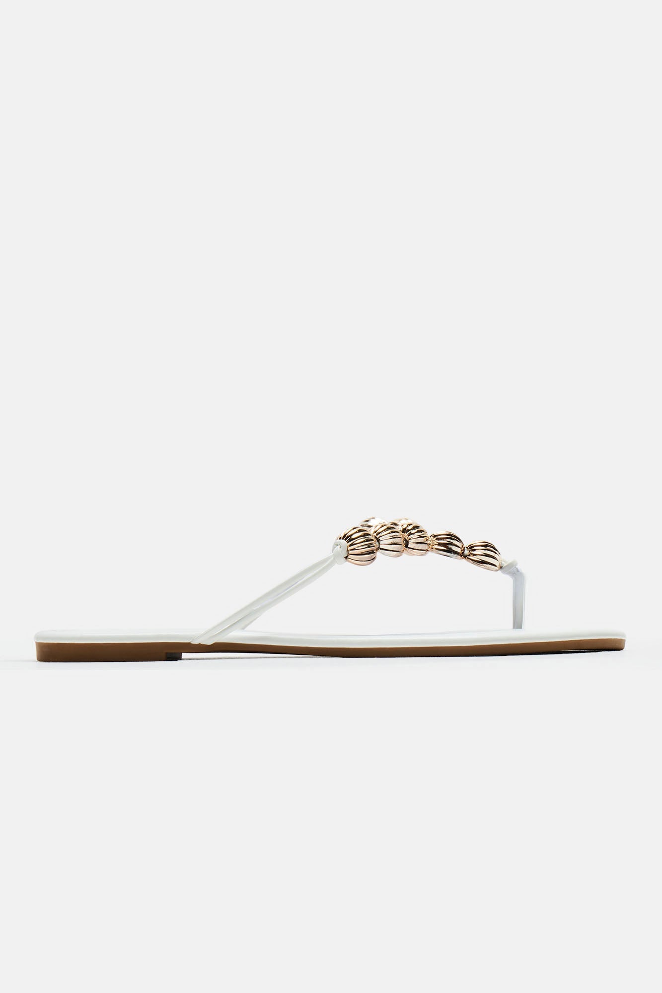 Meet Me In Bali Flip Flops - White