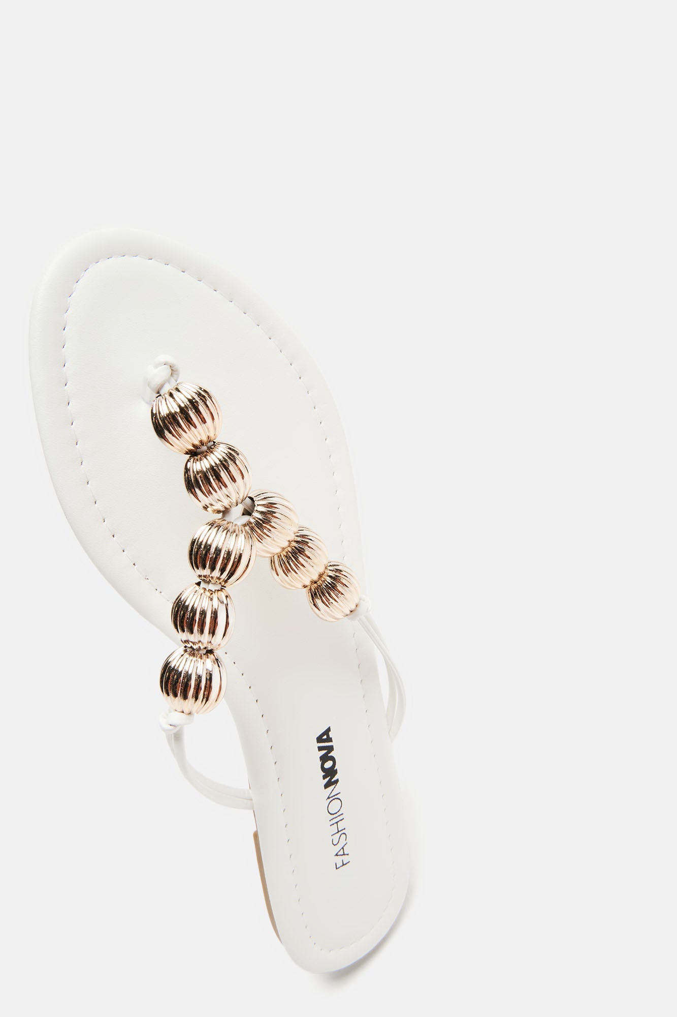 Meet Me In Bali Flip Flops - White