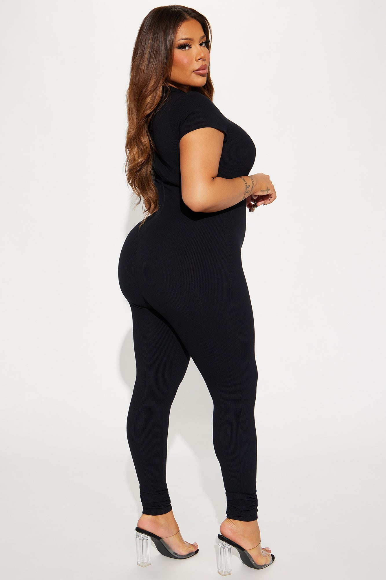 Malia Snatched Jumpsuit - Black