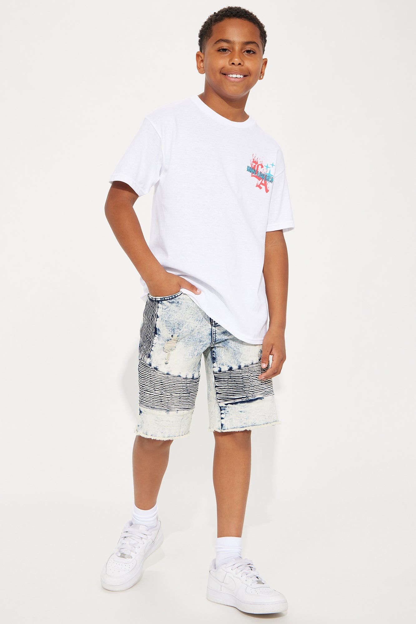 Mini Get Right Witcha Denim Short - Indigo