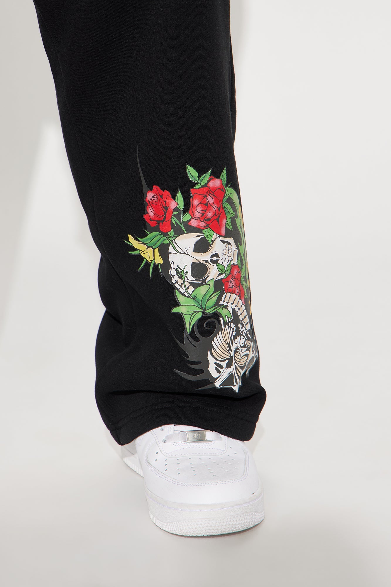 Von Dutch Skull Oasis Wide Leg Pant - Black/combo