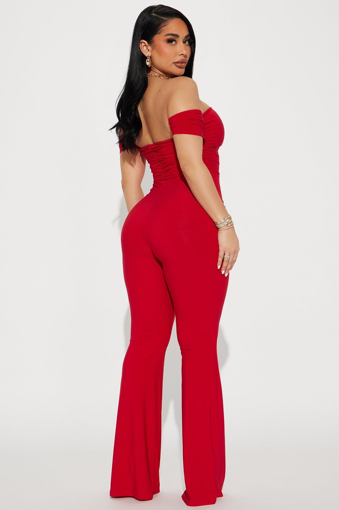 Running From You Jumpsuit - Red
