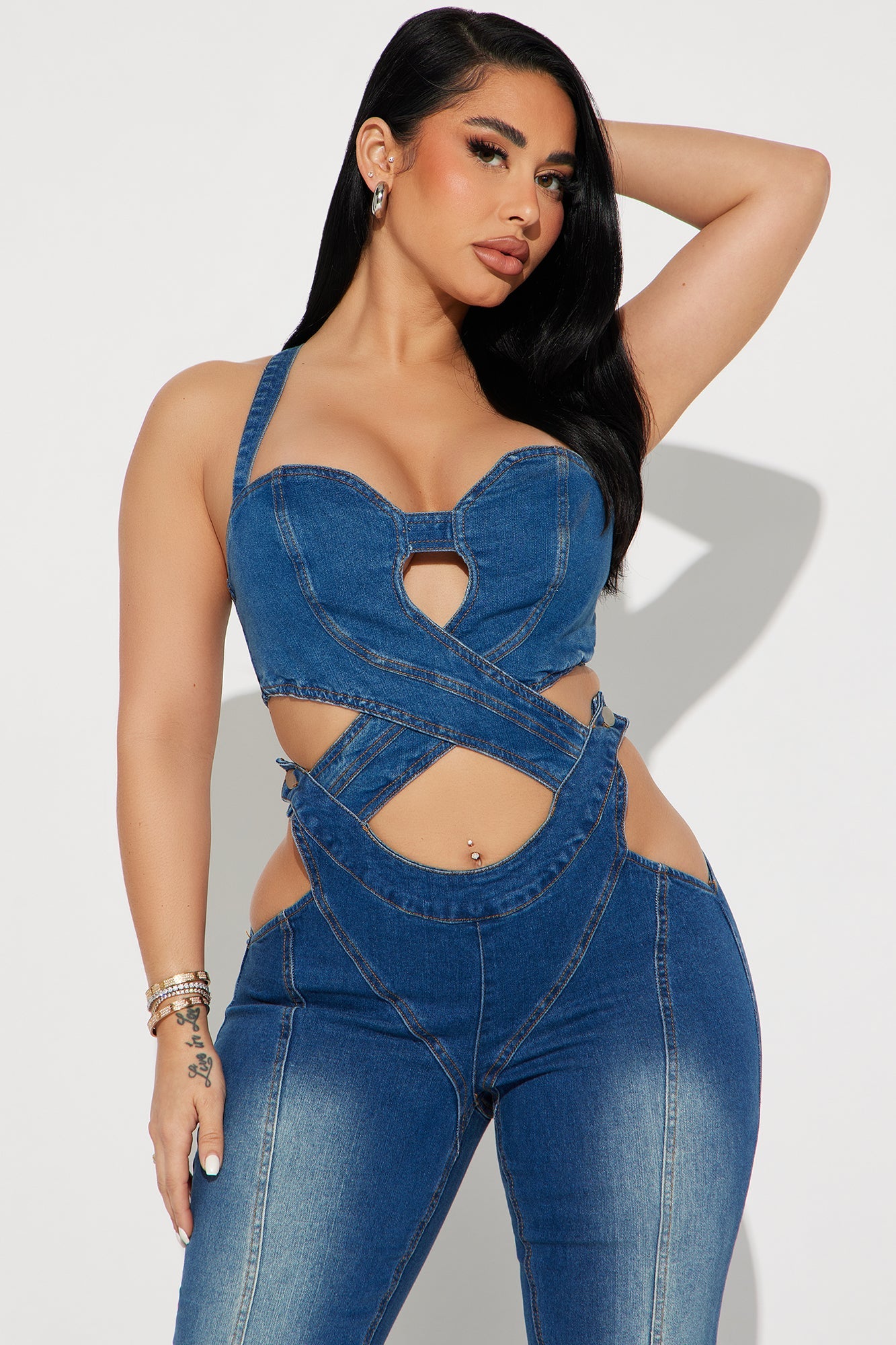 Better Than Your Ex Denim Jumpsuit - Medium Wash