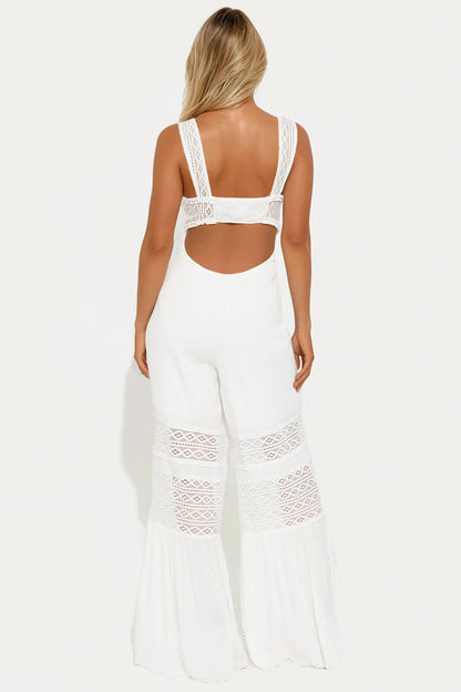 Free Spirit Jumpsuit - White