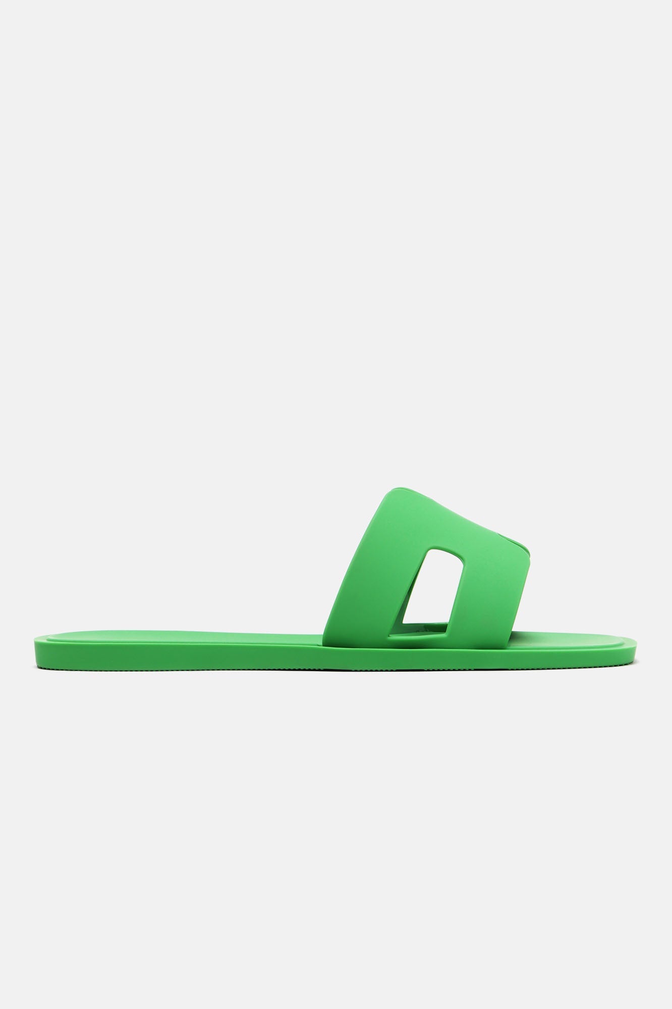 Jackie Flat Sandals - Green