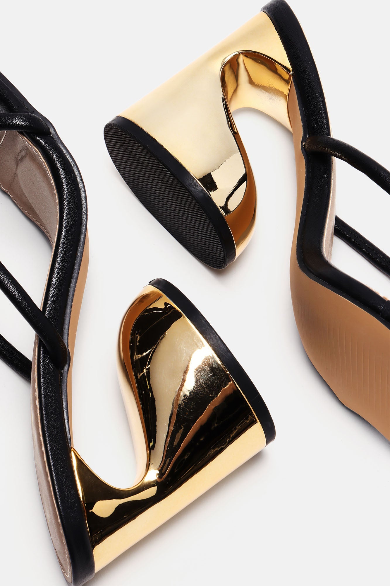 Try Your Luck Novelty Mules - Black