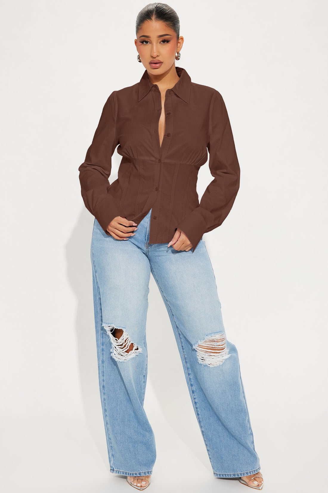 Ready To Go Shirt - Chocolate