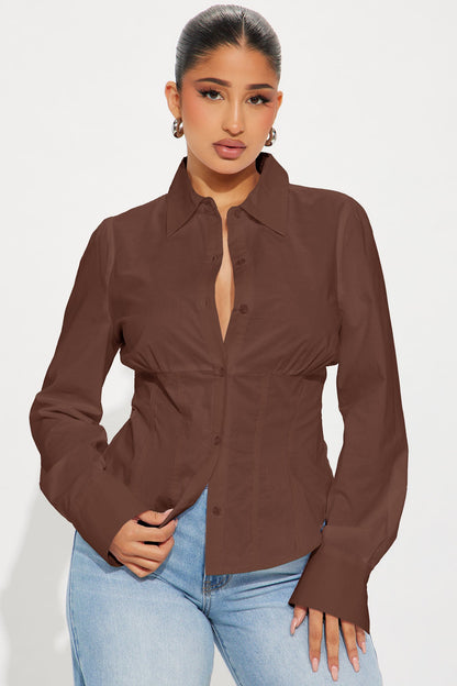 Ready To Go Shirt - Chocolate