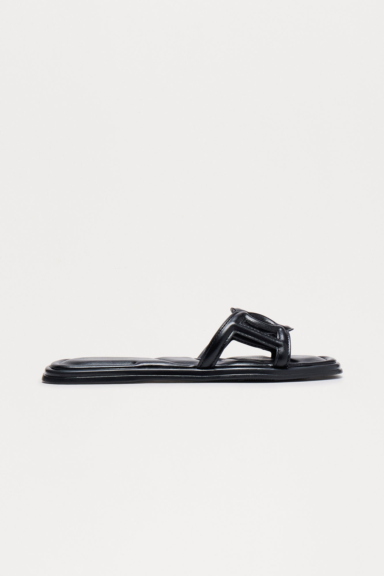 Kyanna Slip On Sandals - Black