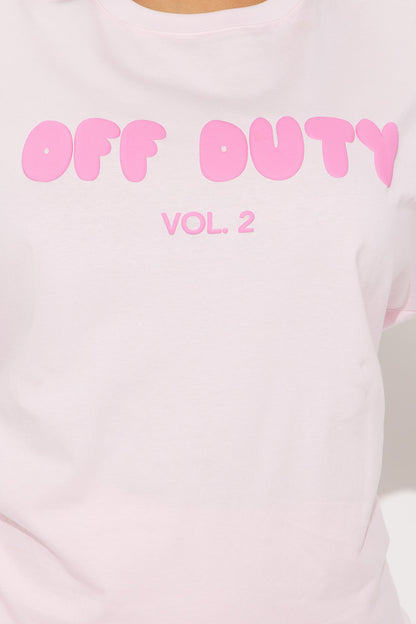 Off Duty Biker Short Set - Pink