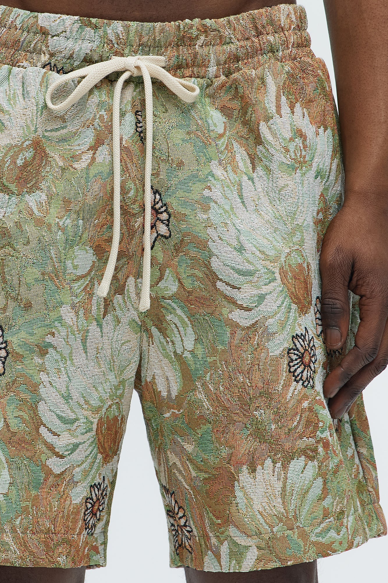 Judas Tapestry Shorts - Green/combo