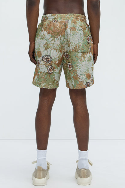 Judas Tapestry Shorts - Green/combo