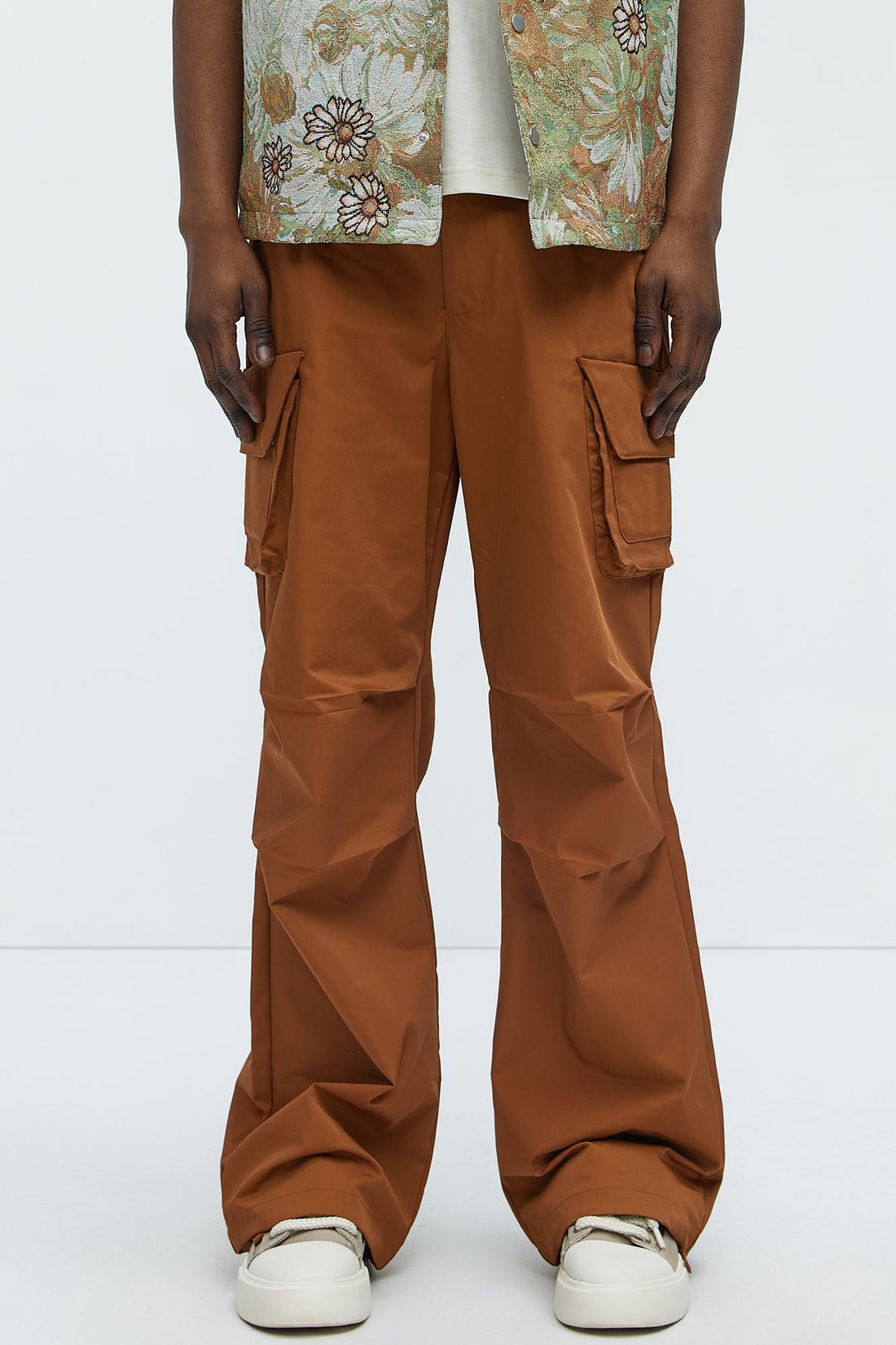 Baggy Belden Cargo Pants - Brown