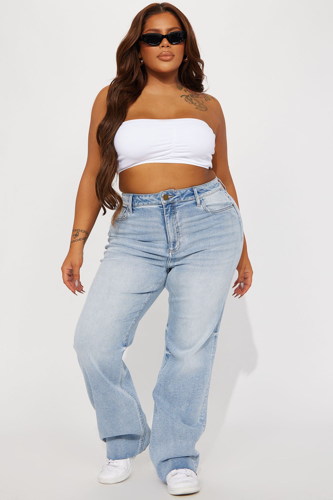 Tough Love Stretch Straight Leg Jean - Light Wash