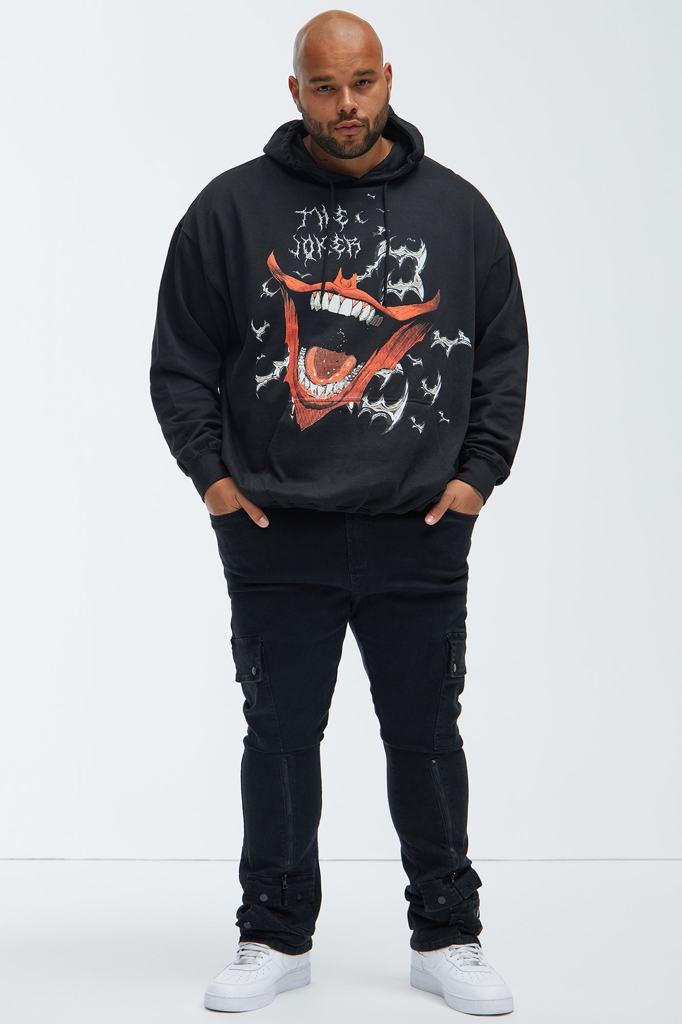 The Joker Chrome Hoodie - Black
