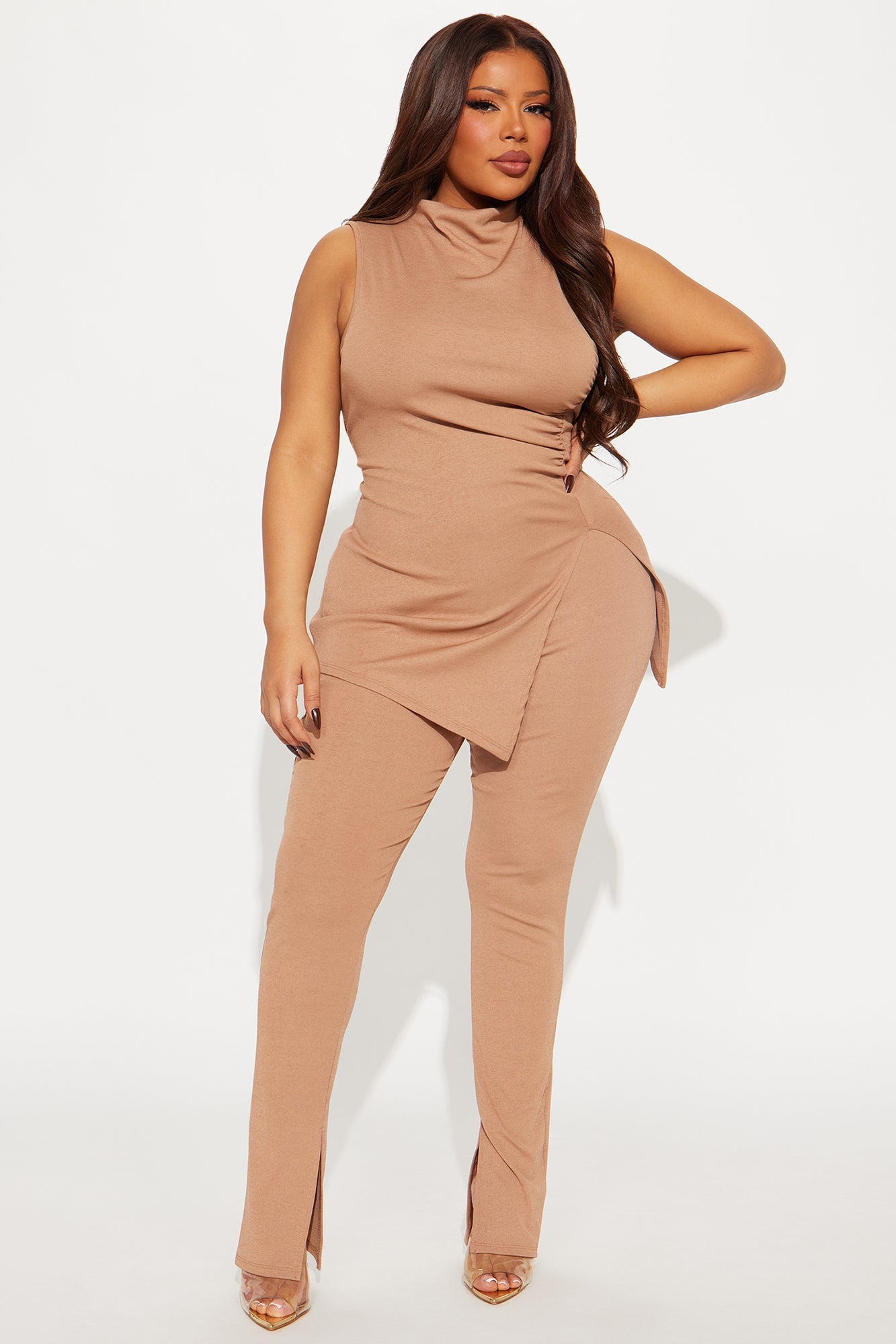 Lilly Pant Set - Mocha