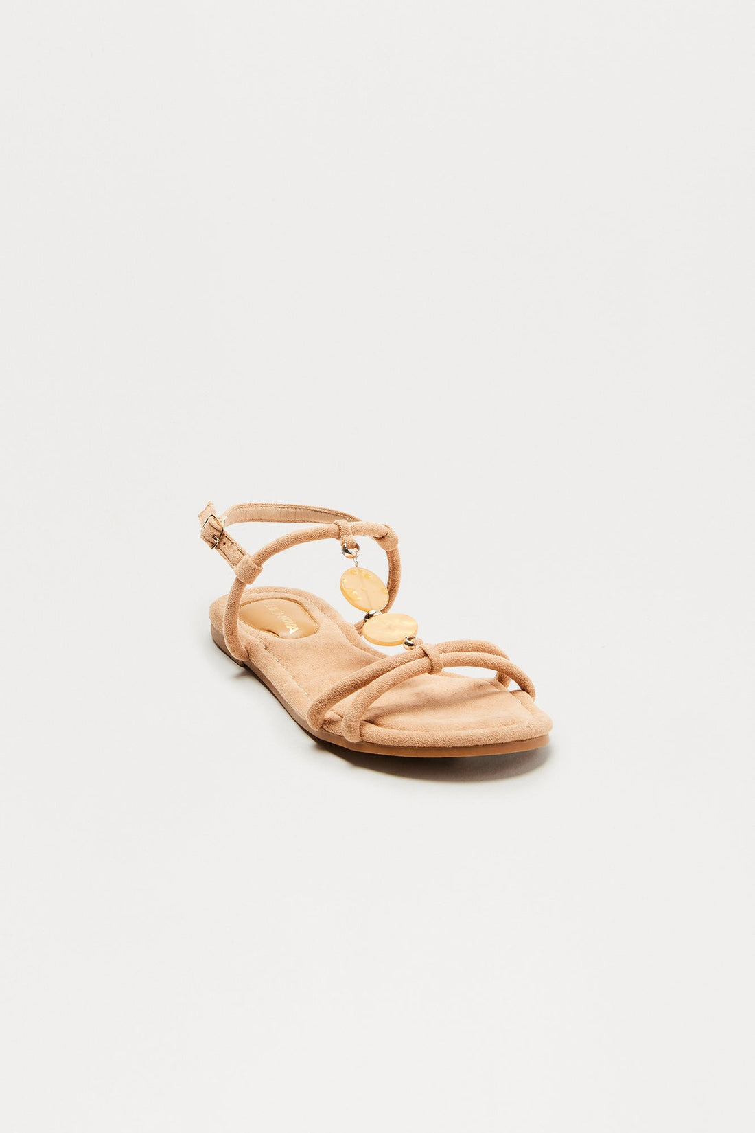 Cove Suede Sandals - Nude