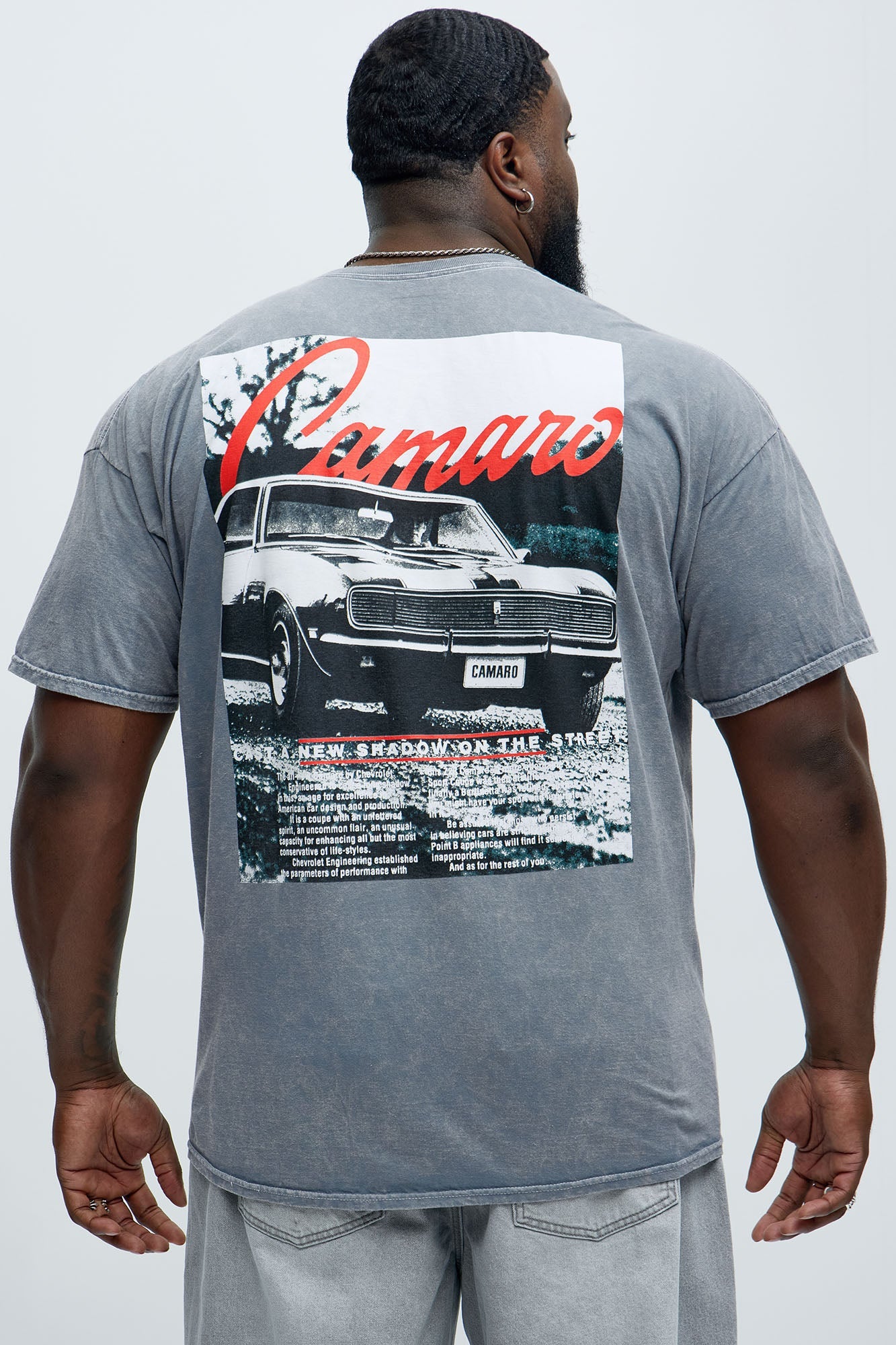 Chevy Camaro Short Sleeve Tee - Grey