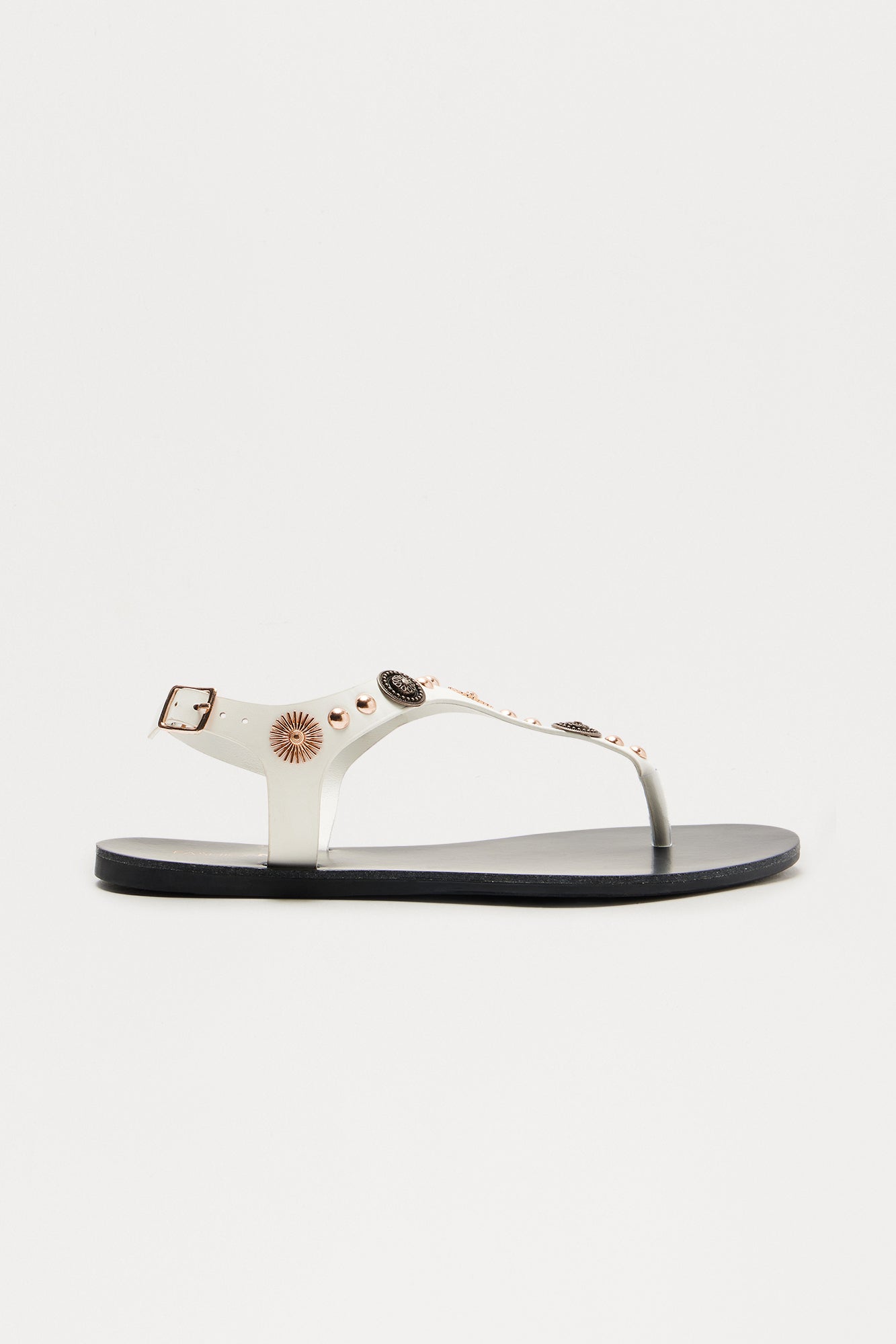 Morocco Studded Sandals - White