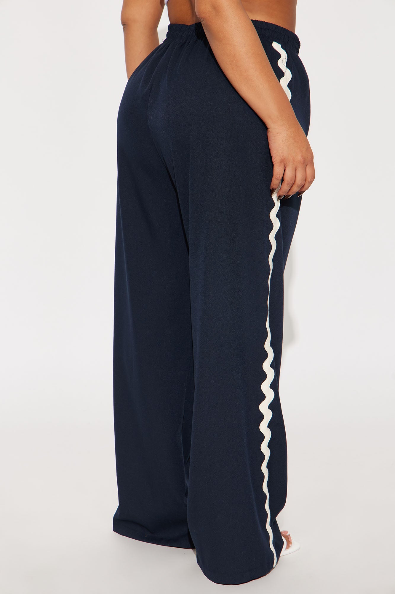 Take Me Higher Wide Leg Pant - Navy
