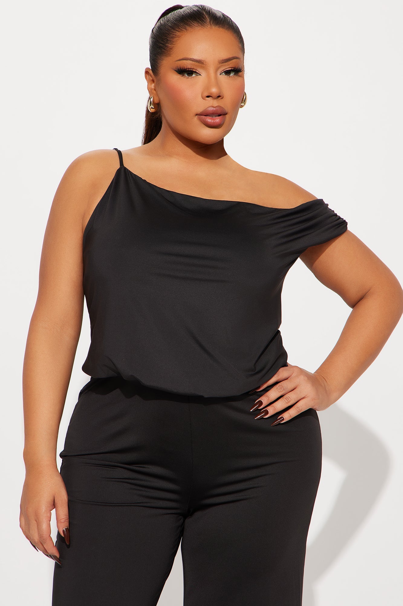 Eden Sleeveless Wide Leg Jumpsuit - Black