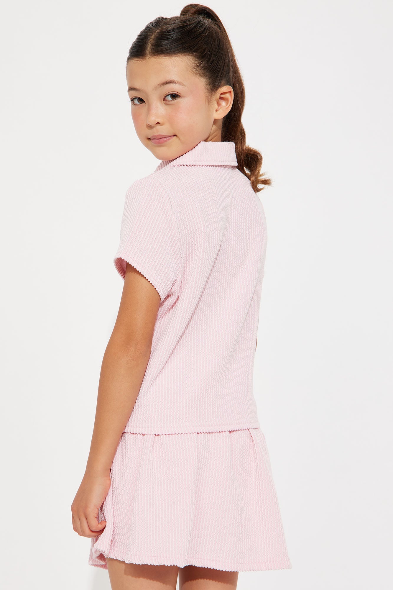 Mini Isabella Skirt Set - Light Pink