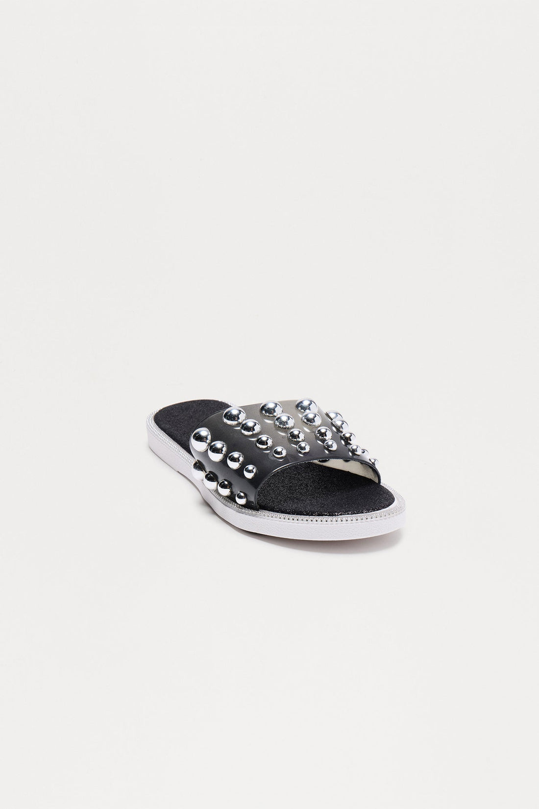 Lessa Studded Sandals - Black