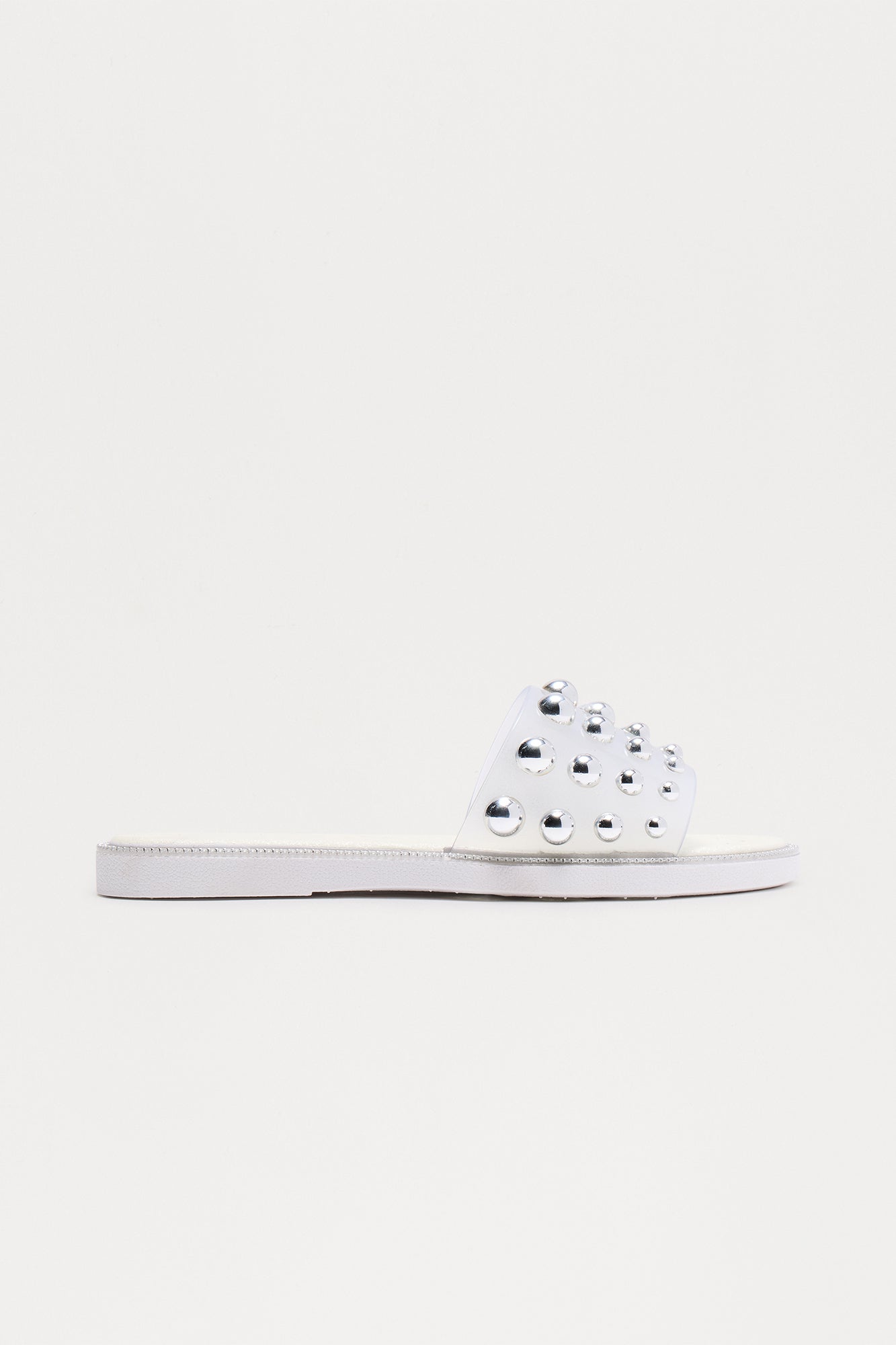 Lessa Studded Sandals - White