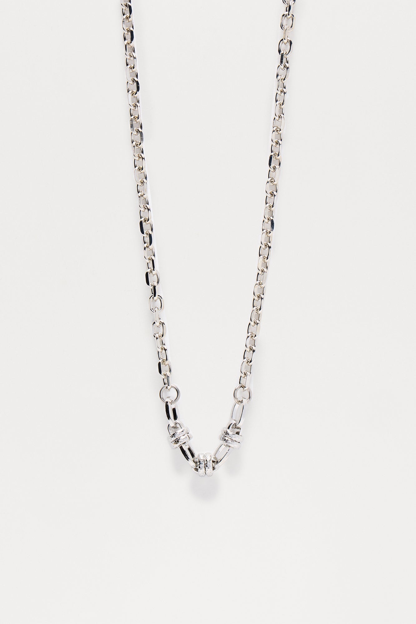 Mustang Chain Necklace - Silver