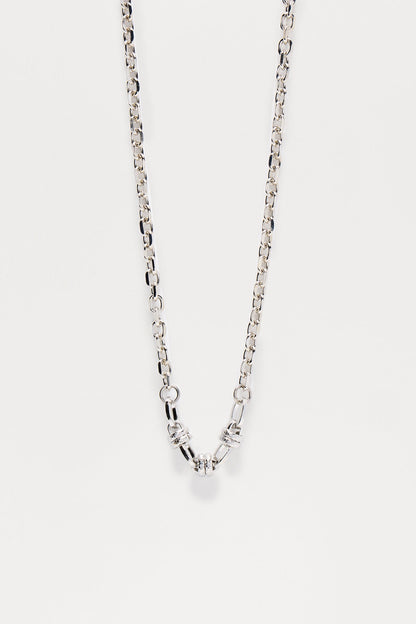 Mustang Chain Necklace - Silver