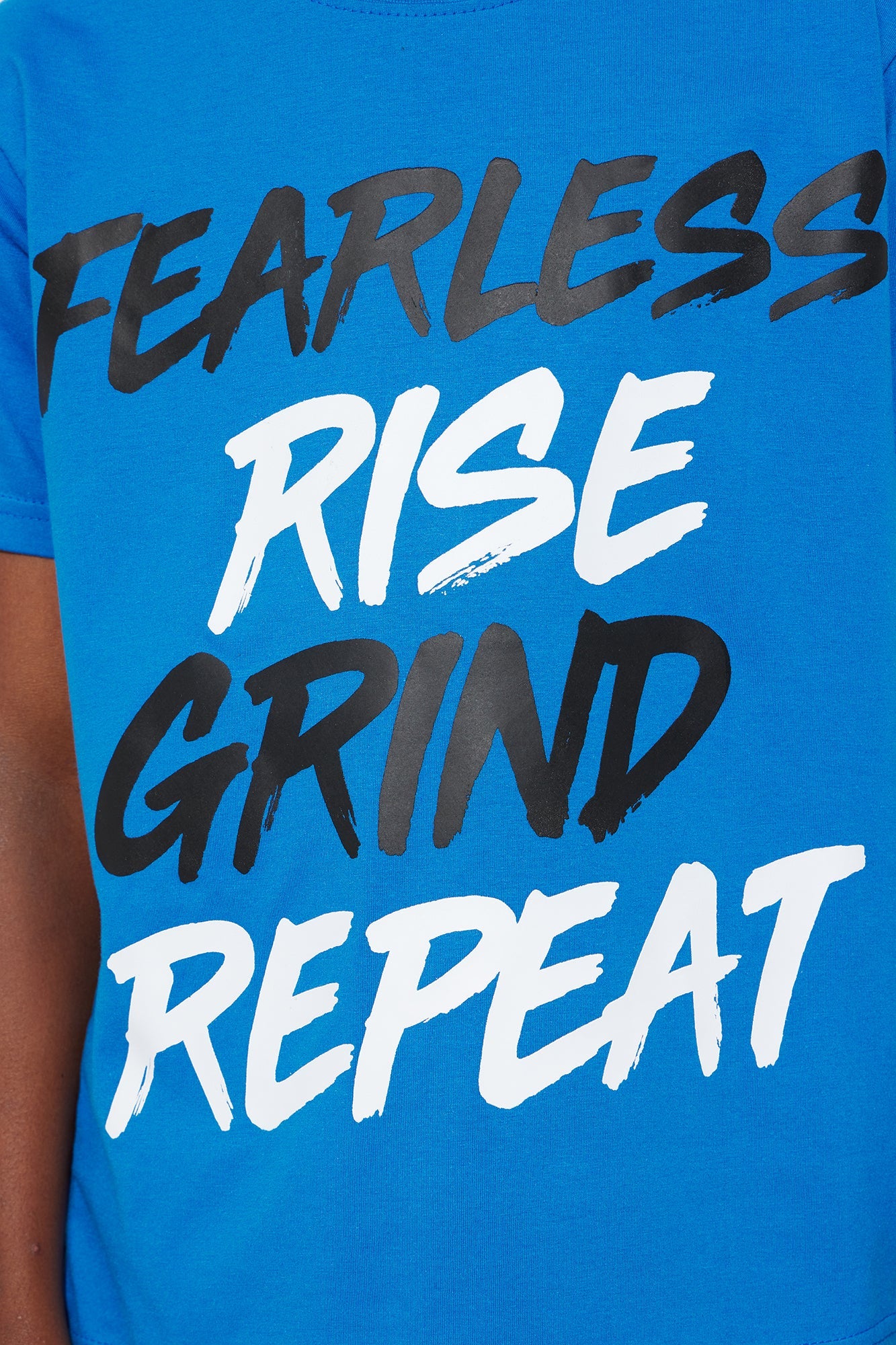 Mini Rise And Grind Short Set - Royal/combo