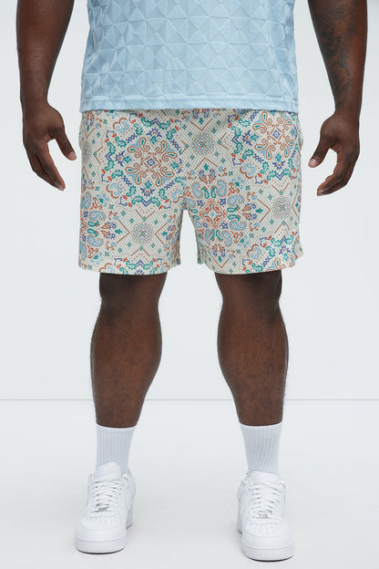 Bijan Rug Printed Shorts - Multi Color