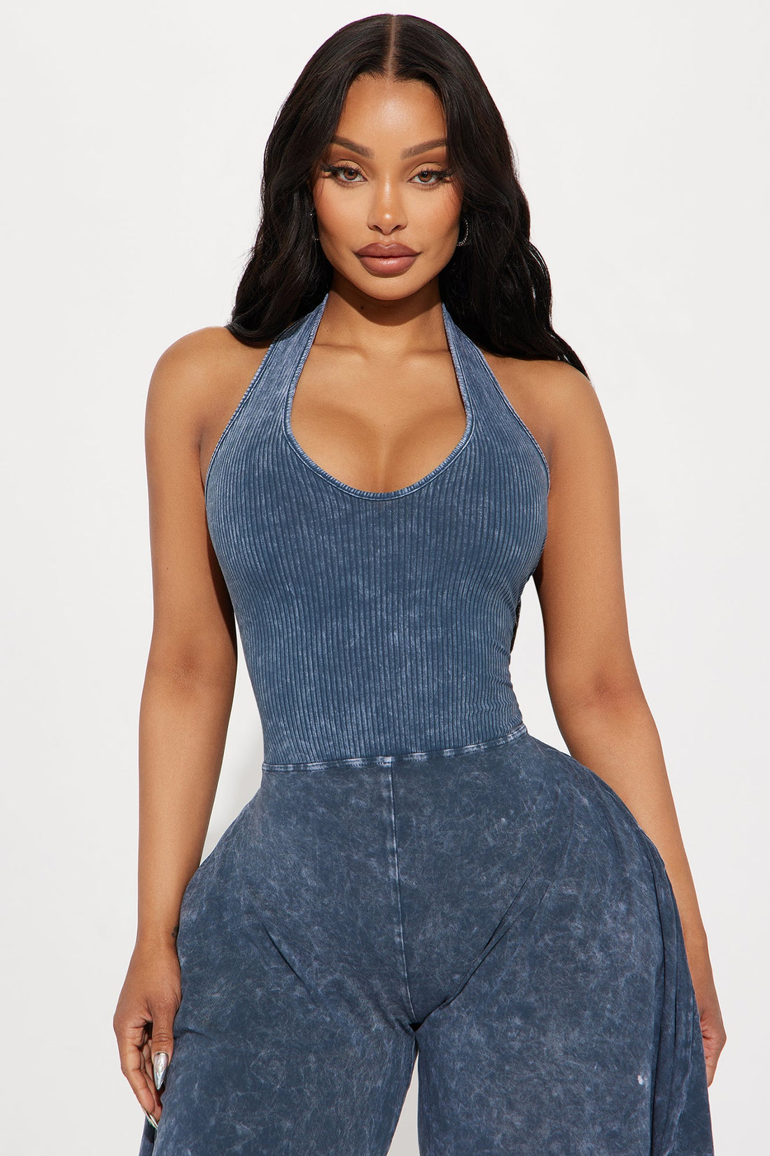 Call For You Jumpsuit - Navy