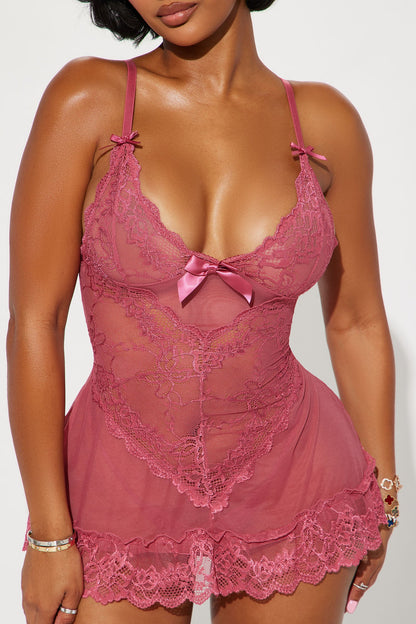 Best You Ever Had Babydoll - Fuchsia