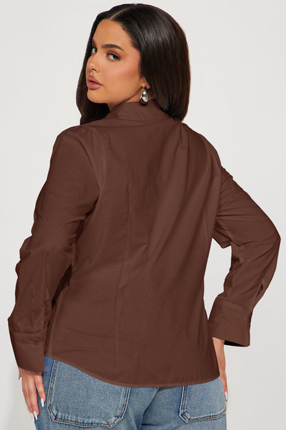 Ready To Go Shirt - Chocolate