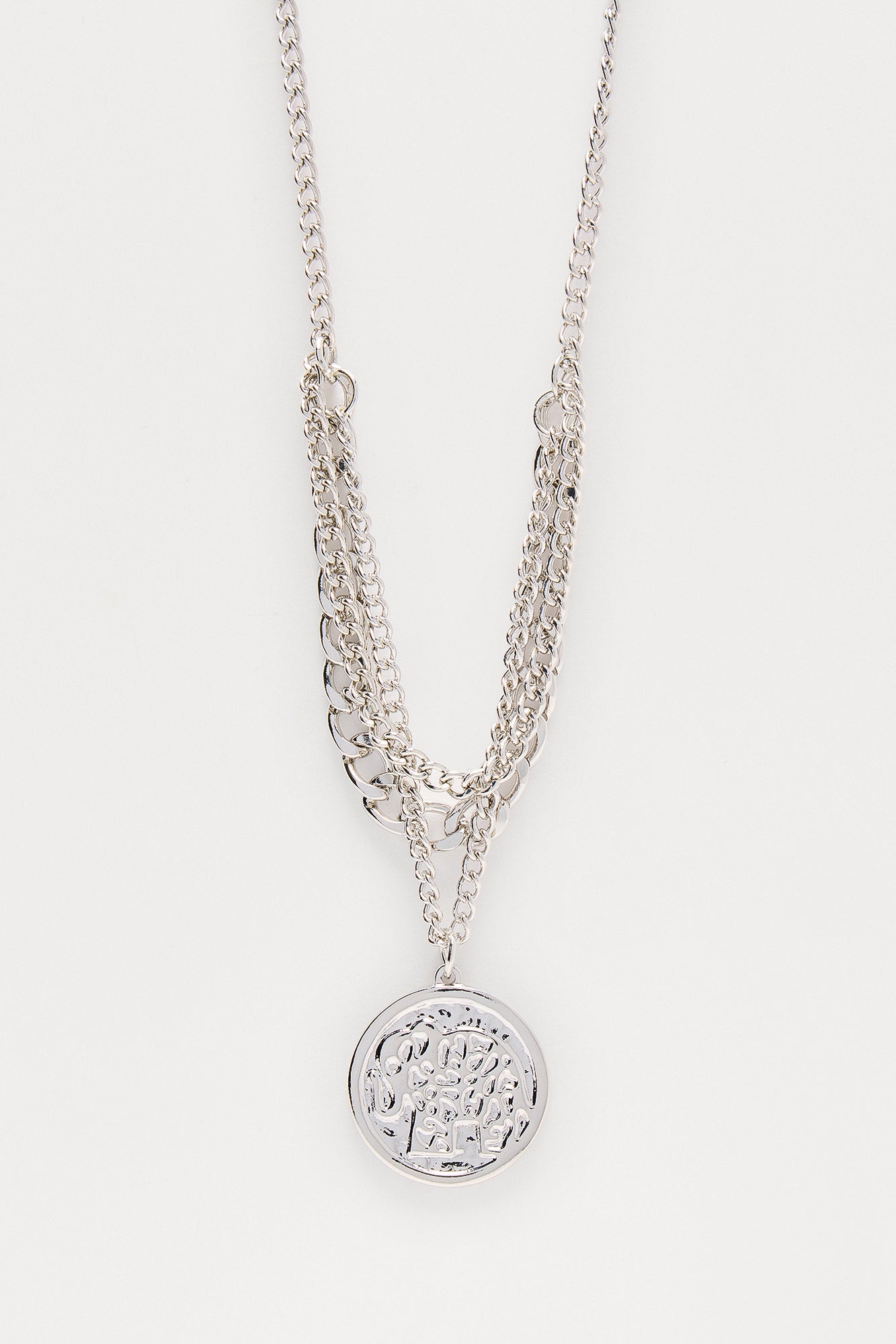 Stewart Stacked Necklace - Silver