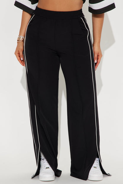 Gillian Track Trouser Pant - Black