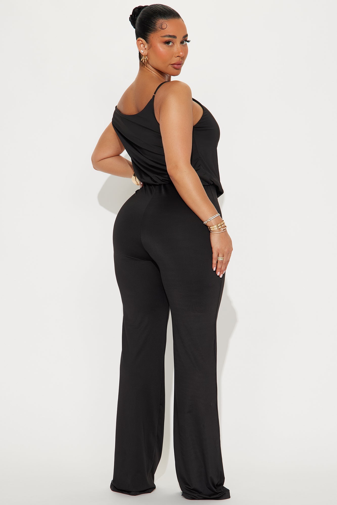 Eden Sleeveless Wide Leg Jumpsuit - Black