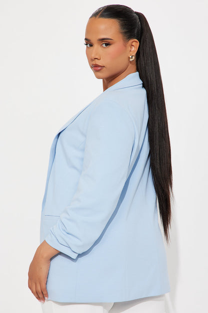 The Celine Blazer - Light Blue