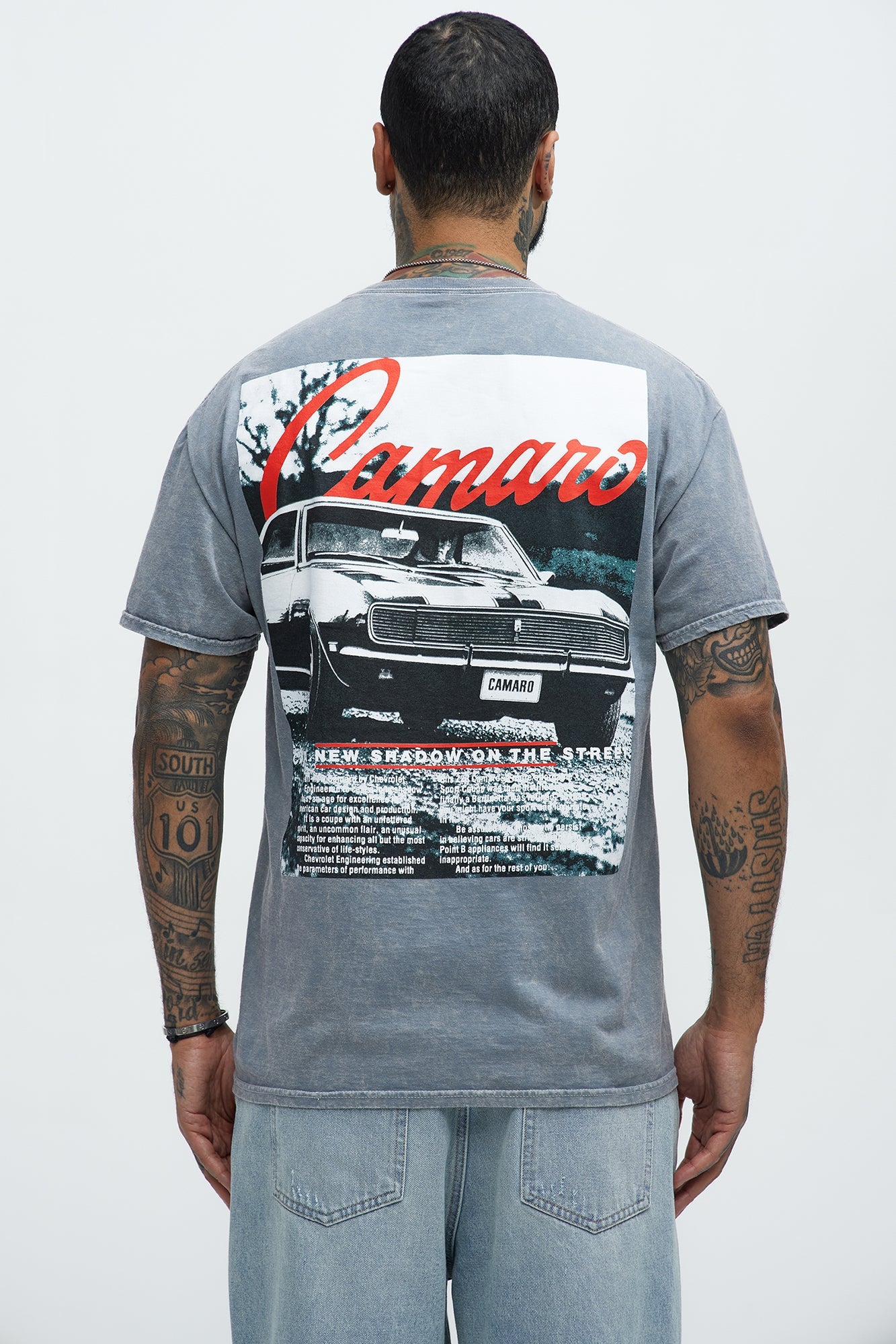 Chevy Camaro Short Sleeve Tee - Grey