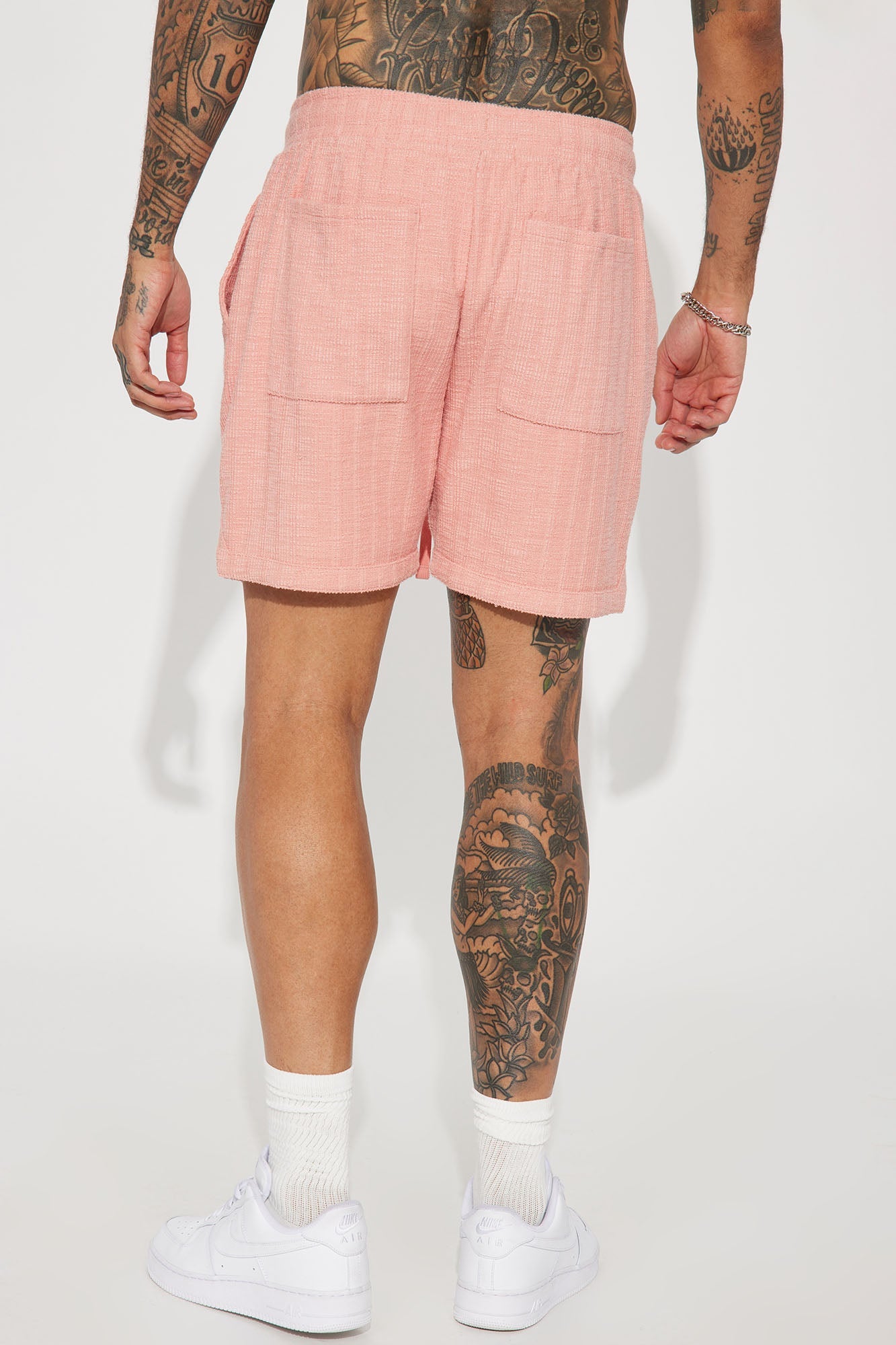 Dean Textured Short - Mauve