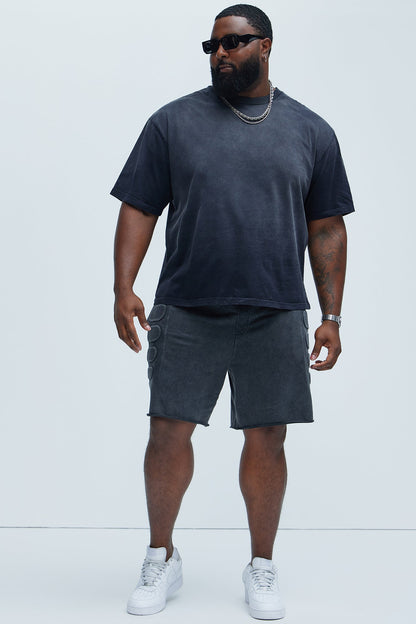 Dion Relaxed Tee - Black Wash