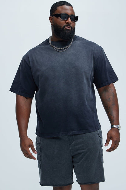 Dion Relaxed Tee - Black Wash