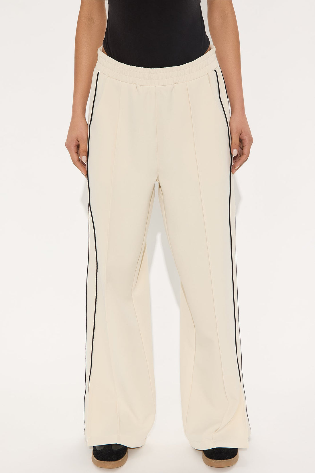 Gillian Track Trouser Pant - Cream