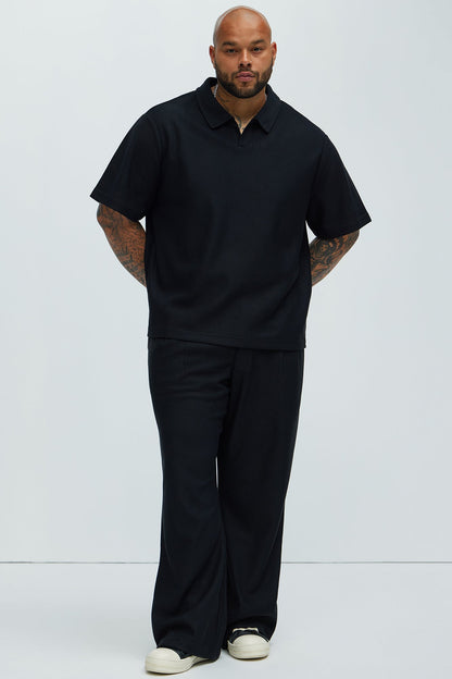 Turner Short Sleeve Polo - Black