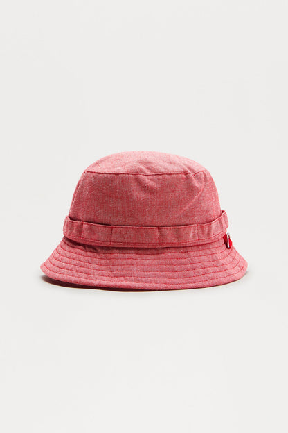 Tactical Linen Bucket Hat - Red