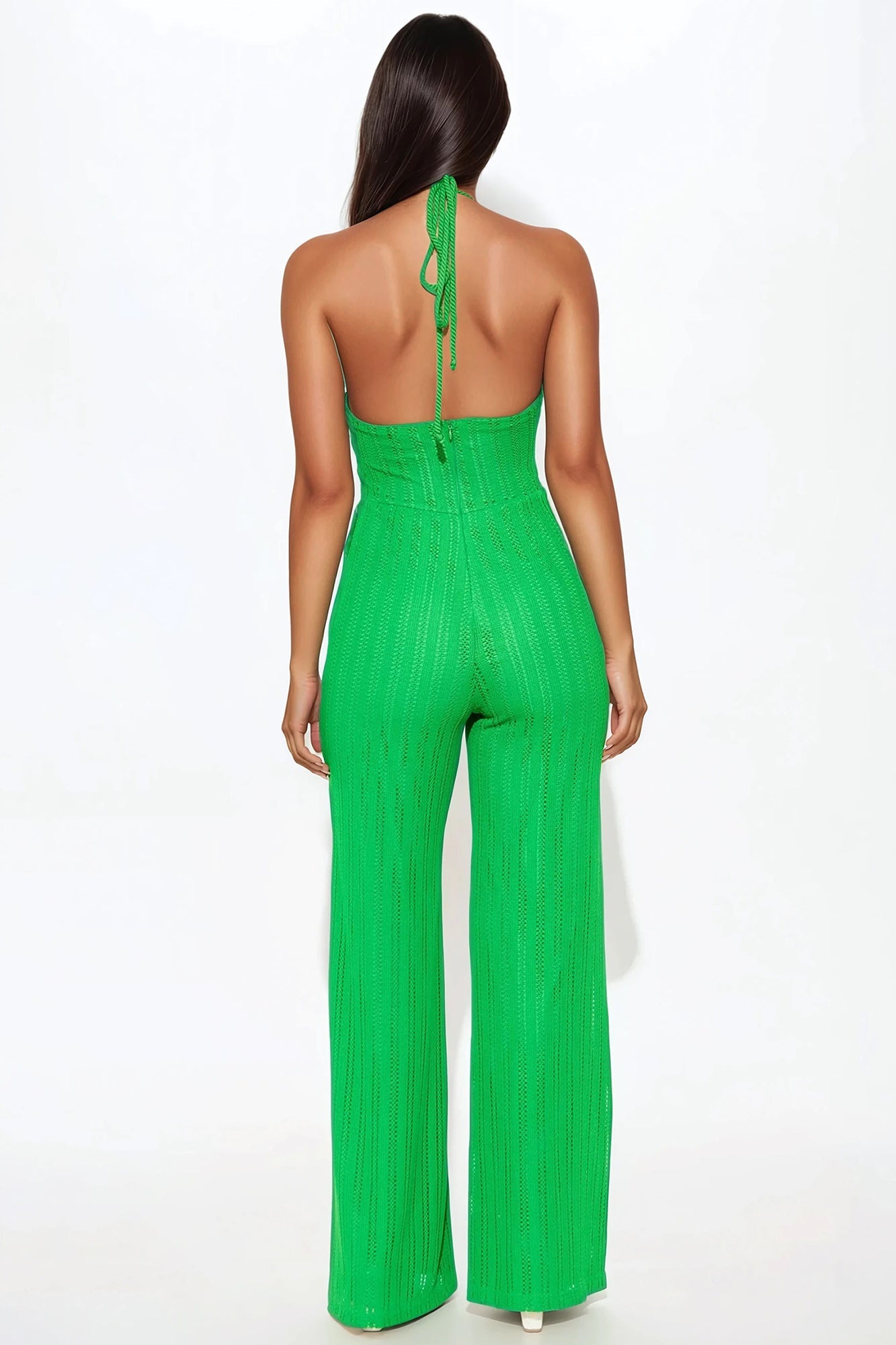 Marissa Crochet Jumpsuit - Green