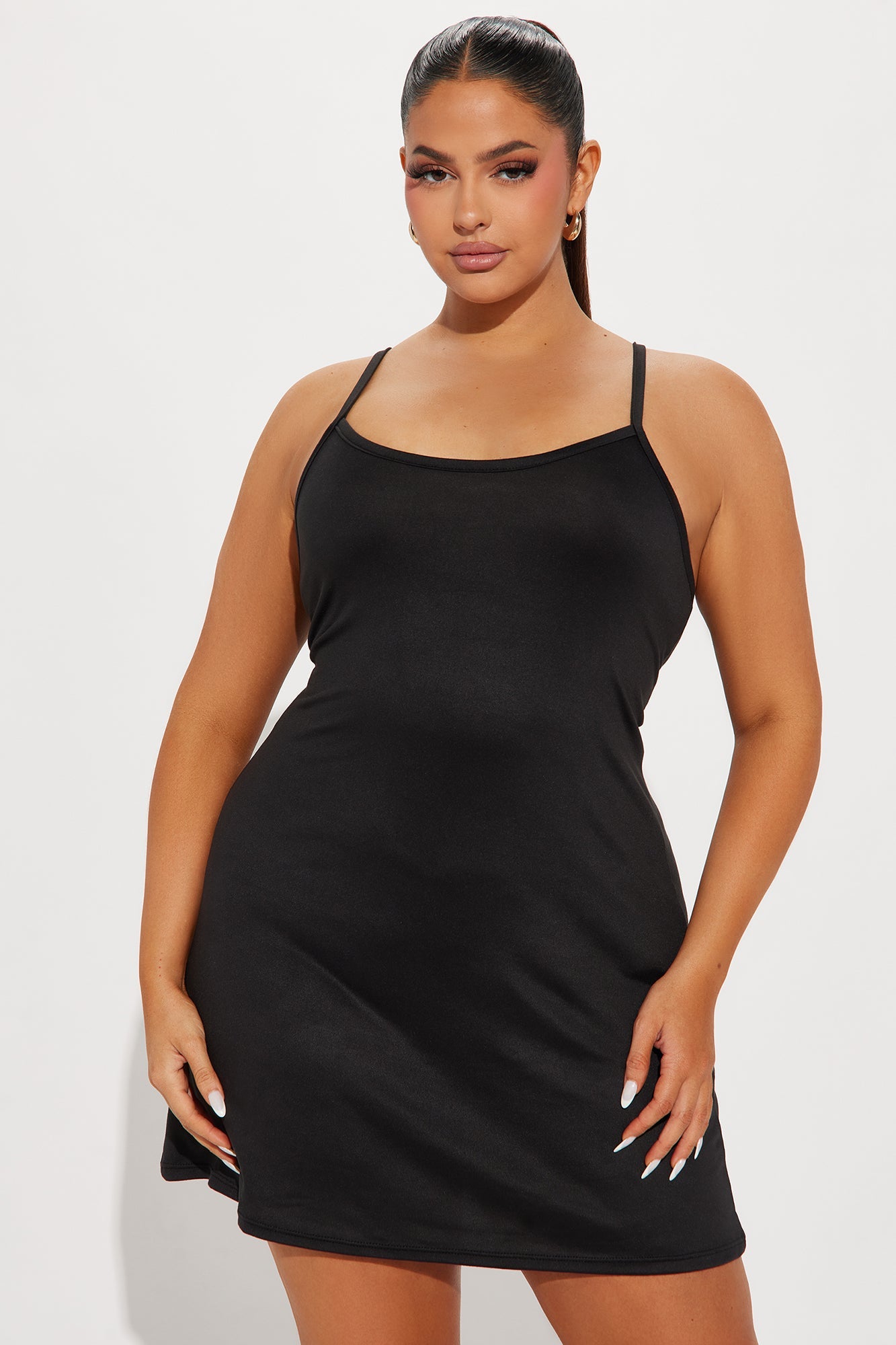 Very Sleepy Cami PJ Sleep Dress - Black