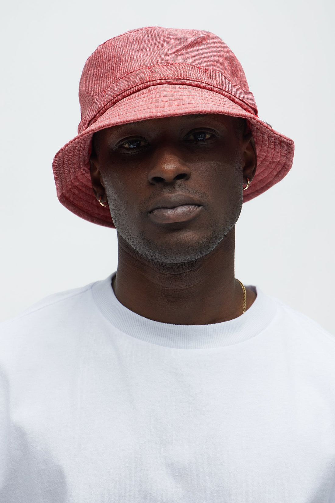 Tactical Linen Bucket Hat - Red